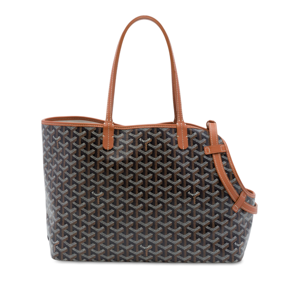 Pre-Loved Goyard Goyardine Chien Gris Pet Carrier